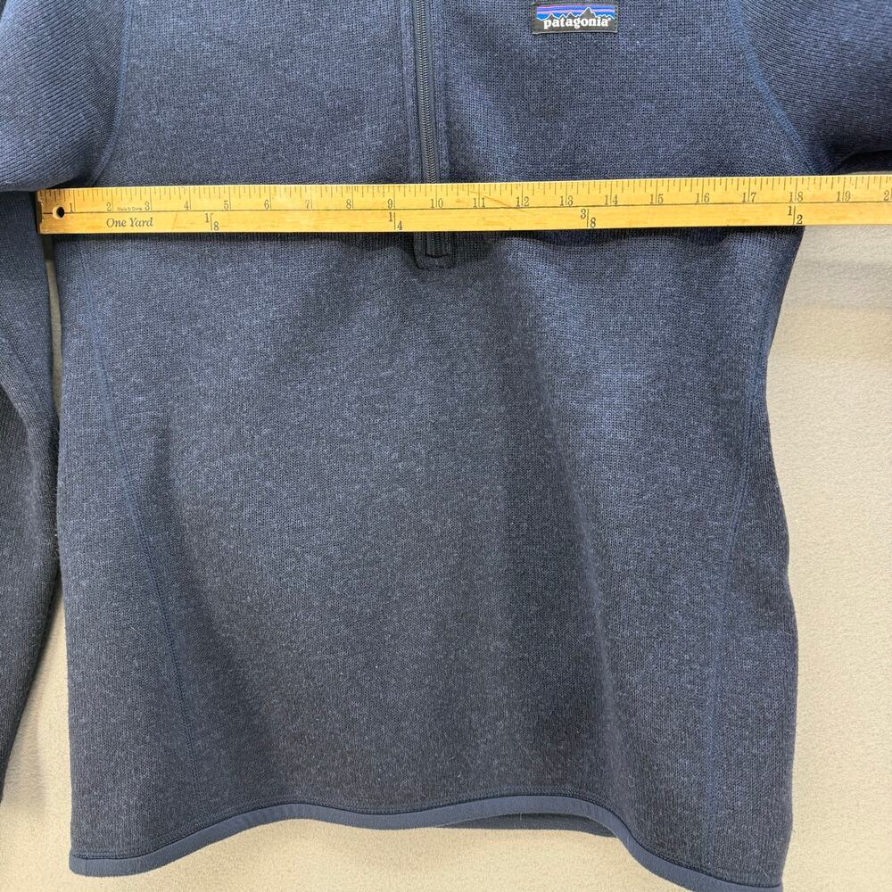 Patagonia Women's M Better Sweater 1/4 Zip Fleece Navy Blue 25618 Gorpcore - Picture 6 of 8